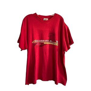 Vintage Dale Earnhardt Jr #8 Winner's Circle Nascar Racing Red T-Shirt Mens 2XL